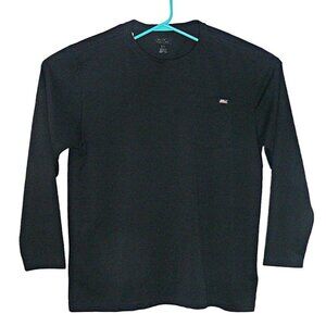Dickies Mens Long Sleeve Classic Pullover T Shirt Workwear Black Pocket Size XL